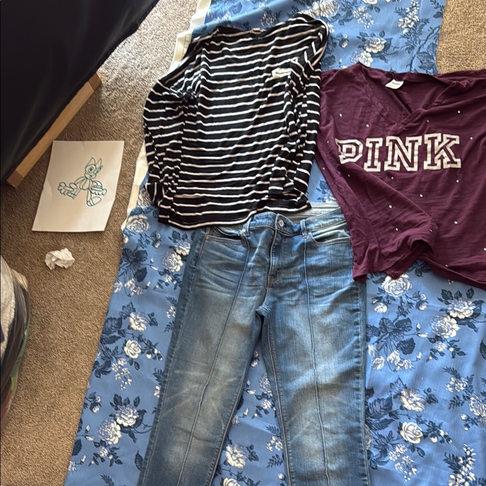 Blue Denim Women's Pants